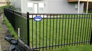 Ameristar Steel Fence with Prime sign