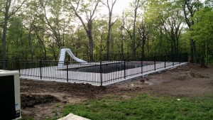 Black Metal Pool Fence | Prime Fence & Deck Company