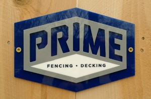Prime Fence Sign